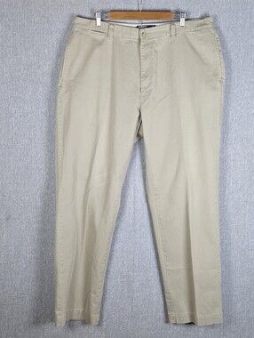 Vtg Polo Ralph Lauren Phillip Pant Khaki Chino 40×34(39×34)